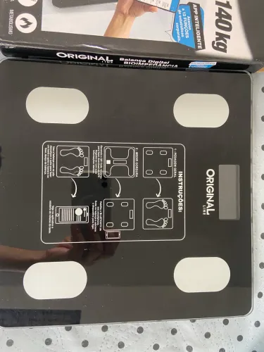 Balança Corporal Bioimpedância Profissional Bluetooth até 180kg