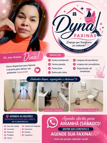 Dyna faxinas disponível todo os dias