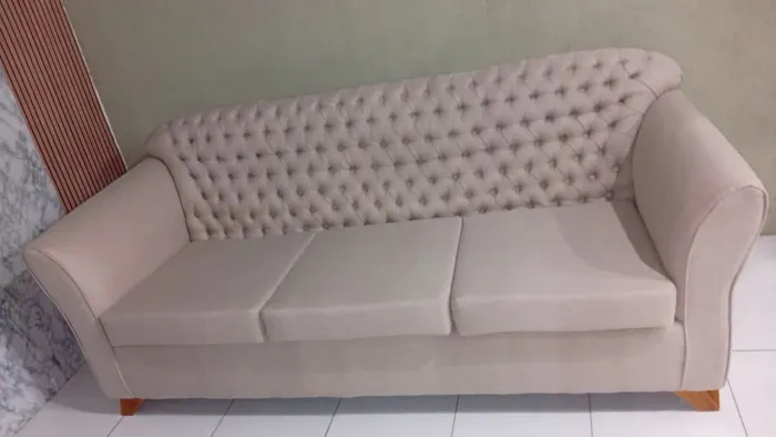 Sofá sofisticado. 