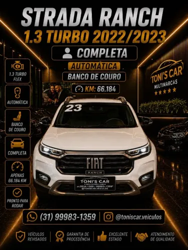 Fiat Strada Ranch 1.3 Flex 8V CD Aut. 2023
