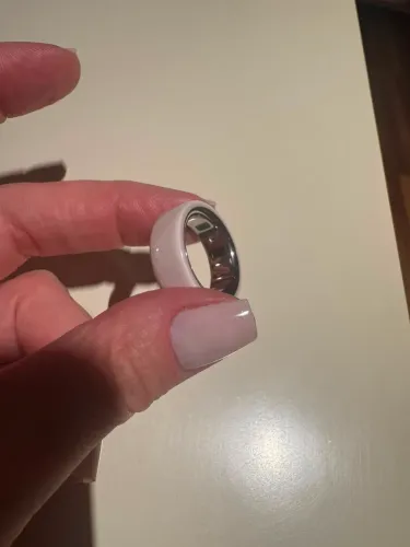 Oura Ring 4 - Cerâmica Rosa - tamanho 8