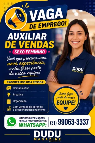 Vaga de emprego feminina