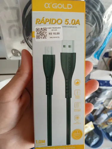 Cabo usb para v8 (micro) 5.1A
