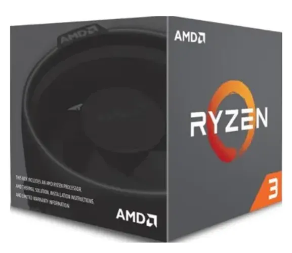 Processador AMD Ryzen 3 1200 Wraith Cooler Quad Core Cache 10MB 3.1GHz AM4 YD1200BBAEBOX