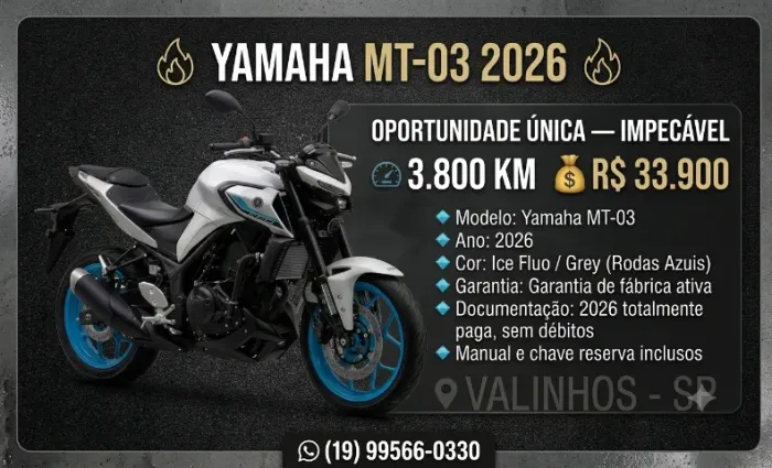 Yamaha MT03 2026