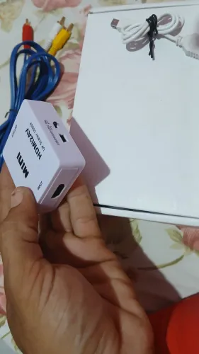 Conversor RCA/AV para HDMI. Transforme sua TV de tubo em Smart + Atena Digital + cabo RCA