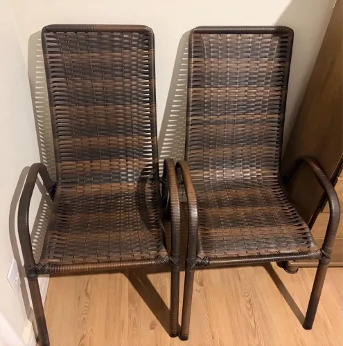 Conjunto de cadeiras de varanda