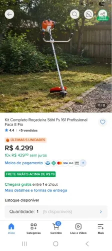 ROÇADEIRA STIHL 161