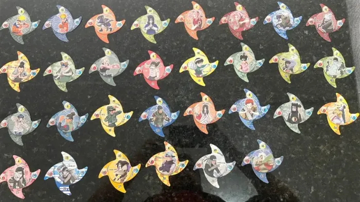 Elma Chips Tazos Naruto