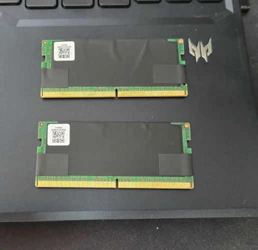 Kit memória DDR5 16gb (2x8gb) 6400mhz para notebook