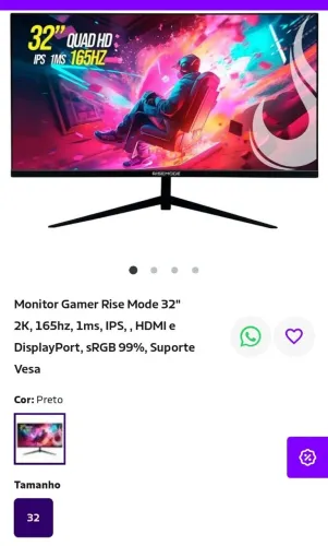 Monitor 32 polegadas