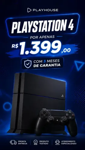 PS4 bom estado com garantia