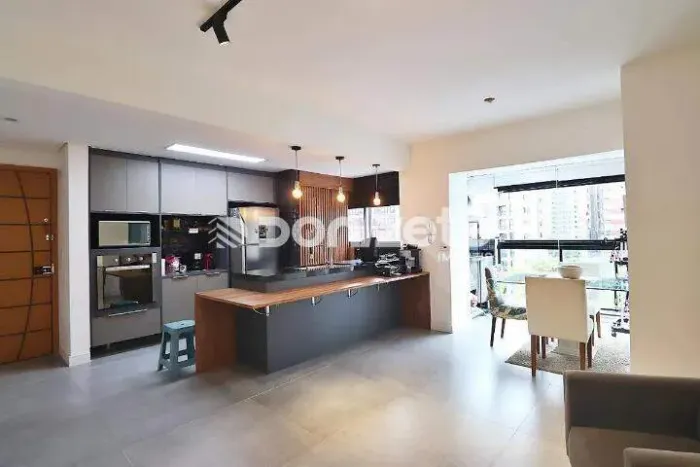 Apartamento 3 quartos (1 suíte) frente, varanda gourmet e 2 vagas em Santo André