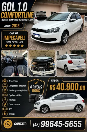 Volkswagen Gol Geração VI Comfortline 1.0 8V Total Flex Mec. 2P 2015