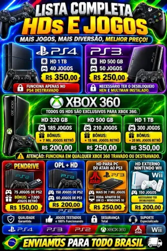 HDS PARA VÍDEO GAME