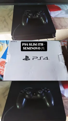 PS4 SLIM 1TB - SEMINOVO