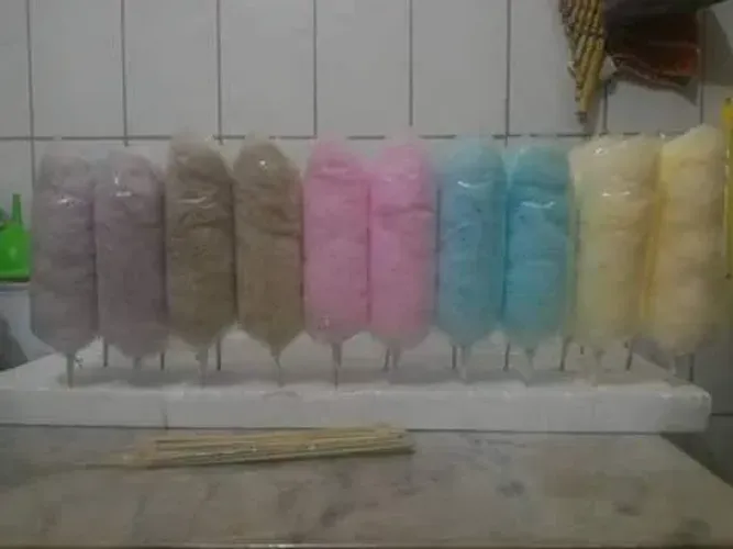 Algodão doce de sabores