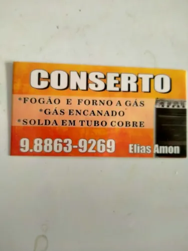 Concerto de fogão e forno a gás 