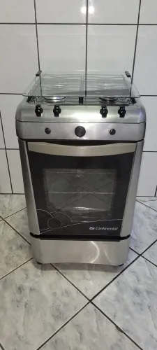 Fogão continental inox 4b automático