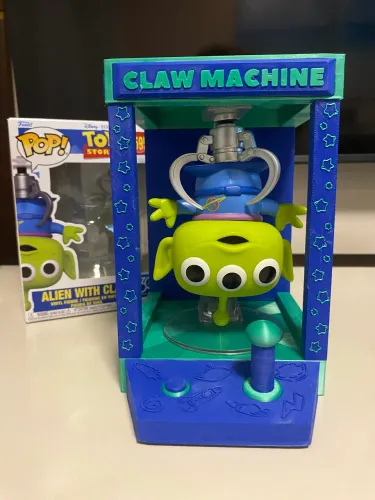 Funko Pop Alien with Claw 1595 + cenário decorativo claw machine