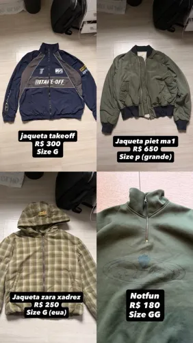 Jaqueta Xadrez Zara