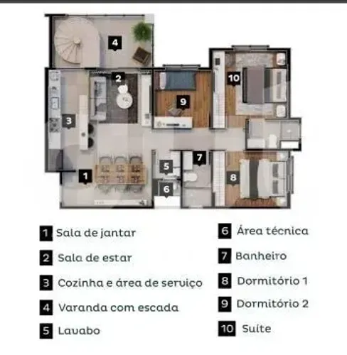 Apartamento á venda no Condomínio Hípica Boulevard em Campinas/SP