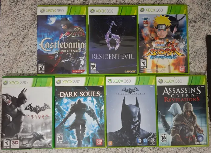 Lote Coleção 21 Jogos Xbox 360 Originais - Mídia Física