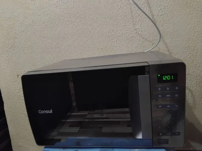 Microondas consul 25L espelhado funcionando tudo 