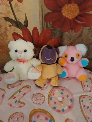 KIT COM 3 PELUCIAS