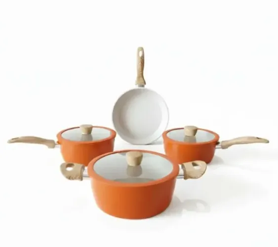 Jogo de Panelas Casavita Linha ECO 4 Peças | Indução | Diamond Ceramic | Novo