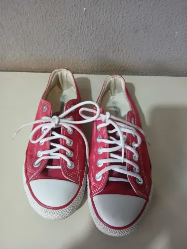 Tenis conserve all star vermelho 37