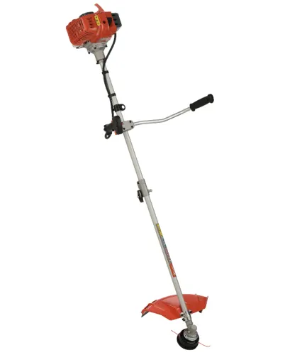 Roçadeira a Gasolina Branco 51,7cc com Lâmina e Nylon Corte 30cm