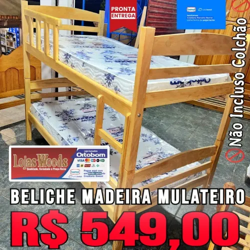 Beliche Madeira R$ 549,00 Últimas Unidades 