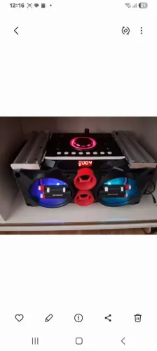 Caixa de som amvox amplificada 150w 