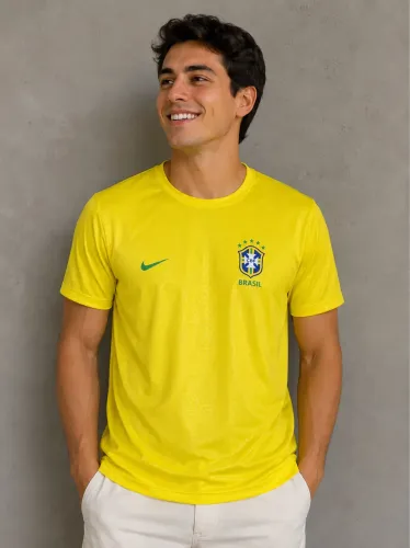 Camiseta Masculina Copa do Mundo Brasil