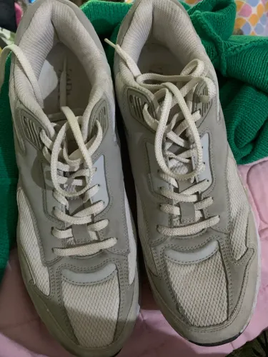 Zara-Tenis bege telado tamanho 45 - Usado