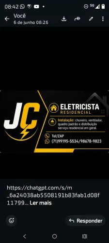 Serviço de elétrica residencial