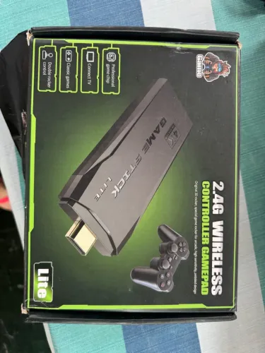 Console Game Stick 4K com 2 controles sem fio