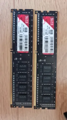 Kit de 16gb 2x8 ram ddr3 1600mhz para pc desktop
