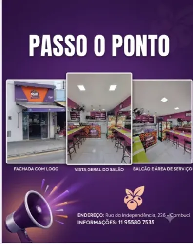 PASSO O PONTO - LOJA DE AÇAÍ COMPLETA E PRONTA PARA FUNCIONAR!