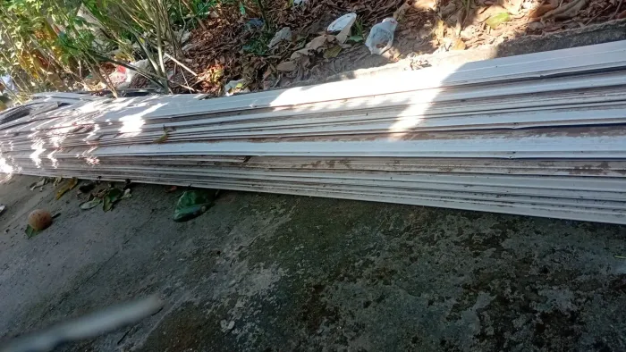 Forro pvc usado pode ser usado perfeitamente