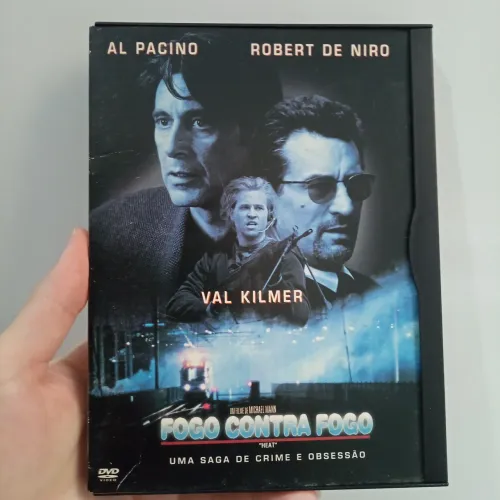 Fogo Contra Fogo DVD Snapcase Al Pacino e Robert de Niro