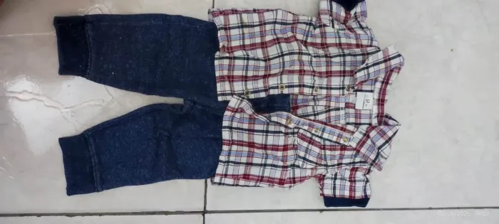 Conjunto bebê calça carters 