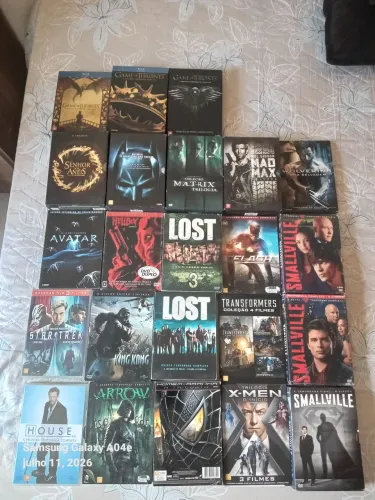 Box DVD ? 60 reais cada