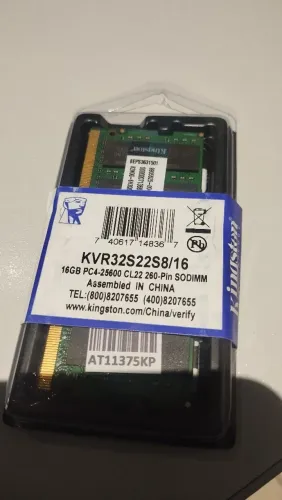 Memória ram notebook ddr4 16gb 3200mhz  nova  nunca usada 