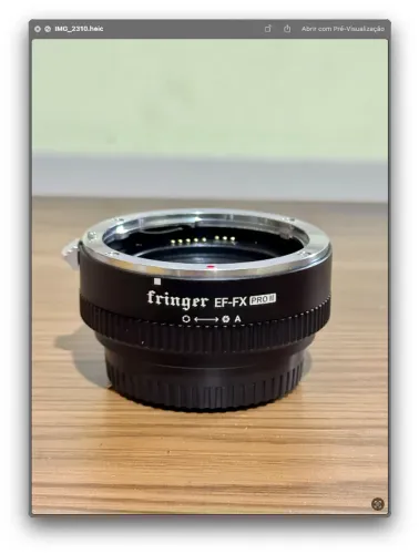 Adaptador de lente Canon para Fuji Fringer EF-FX Pro II