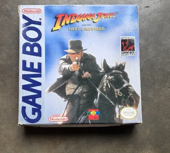 Indiana Jones and the Last Crusade Game Boy Original CIB Caixa e Manual