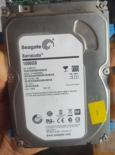 Hd 1 TB Seagate funcionando perfeitamente