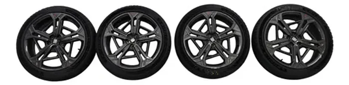 Jogo Roda C/ Pneus Fiat Fastback Abarth 2023 Preto