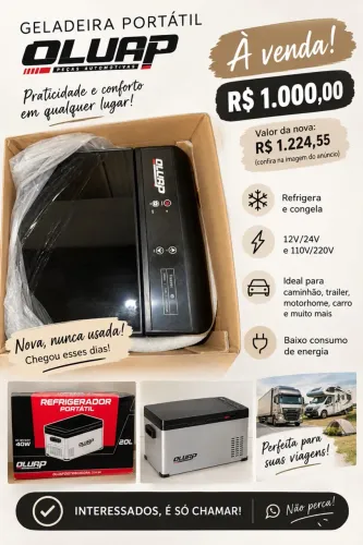 Geladeira portátil caminhão